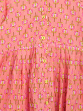 Load image into Gallery viewer, Campana Girls Asmi Dhoti Set - Flower Bud Print - Pink &amp; Yellow
