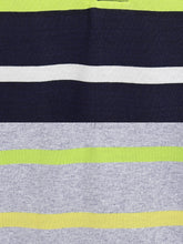 Load image into Gallery viewer, Campana Boys Pack of Two Pablo Striped Polo T-Shirt - Navy &amp; Grey Melange
