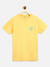 Load image into Gallery viewer, Campana Boys Jordan Pack of 2 Round Neck T-Shirts - Powder Blue Stripe + Lemon Yellow Mel
