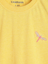 Load image into Gallery viewer, Campana Girls Luna Shorts with Top Clothing Set - Yellow &amp; Pink
