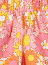 Load image into Gallery viewer, Campana Girls Luna Shorts with Top Clothing Set - Yellow &amp; Pink
