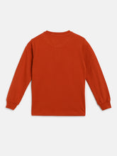 Load image into Gallery viewer, Campana Boys Alexander Full Sleeve Henley T-Shirt - Rust
