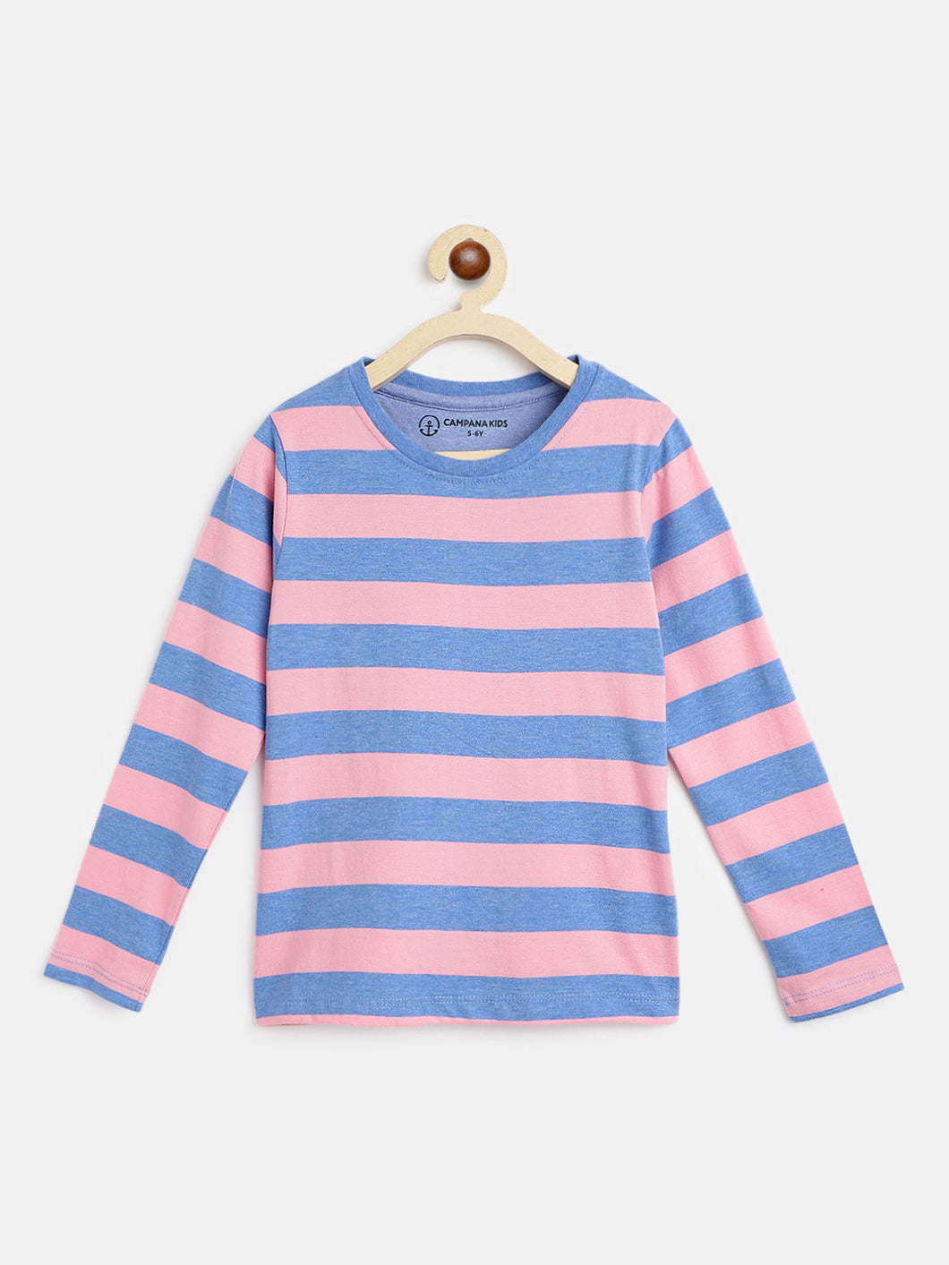 Girls pink striped shirt hotsell