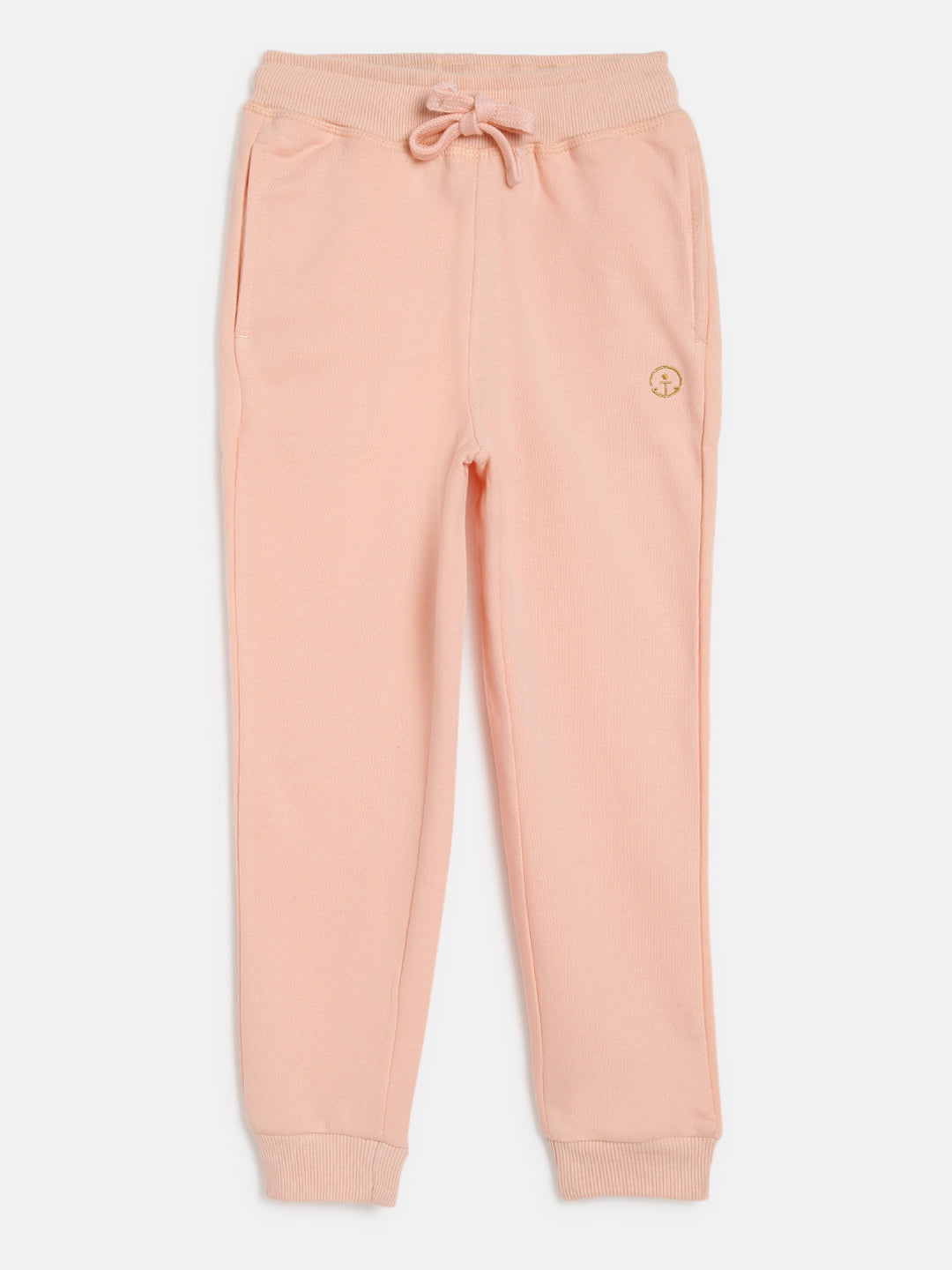 Campana Girls Fleece Lined Joggers Powder Pink Campana Kids